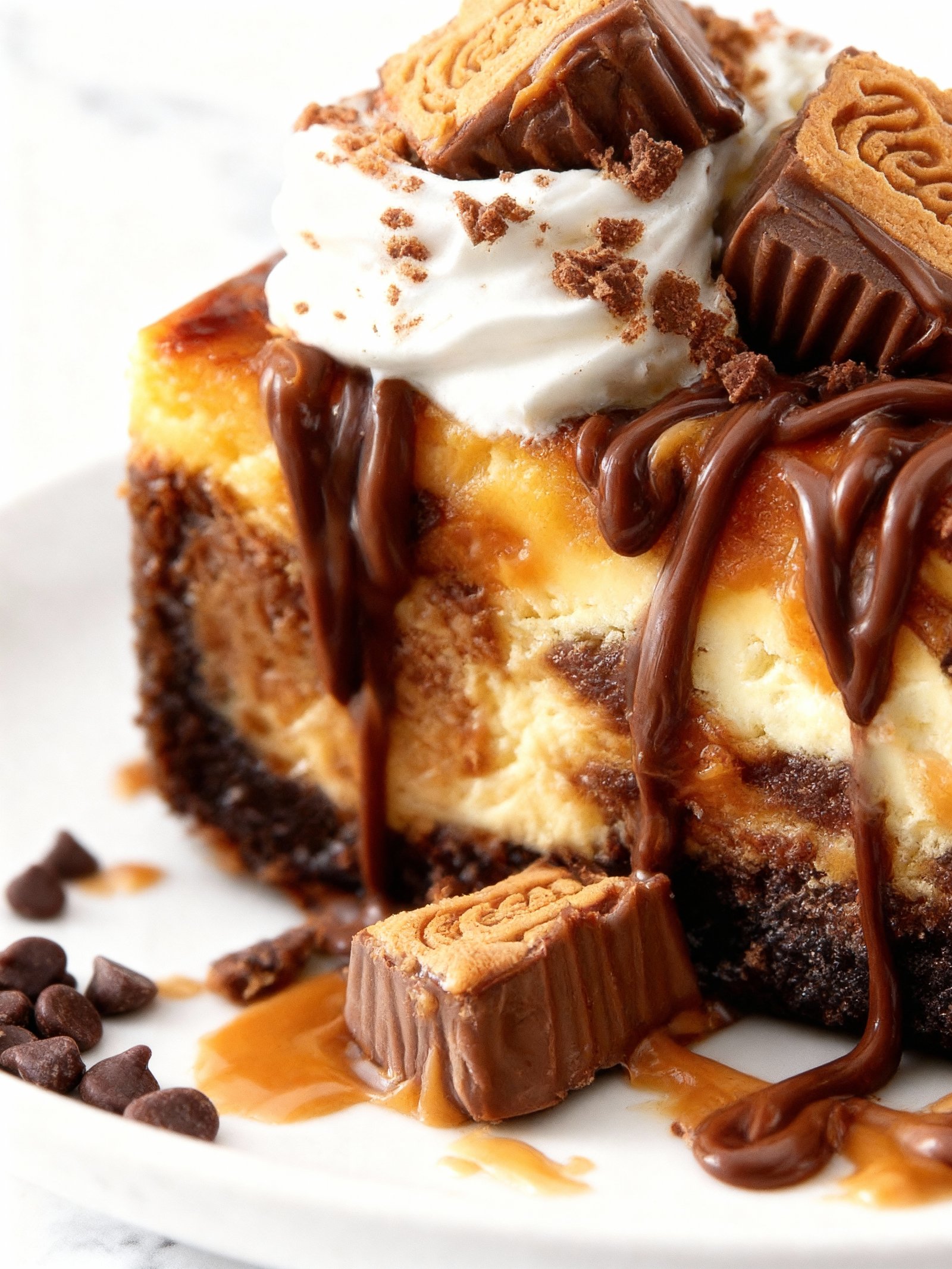 Reese's Peanut Butter Cheesecake finished