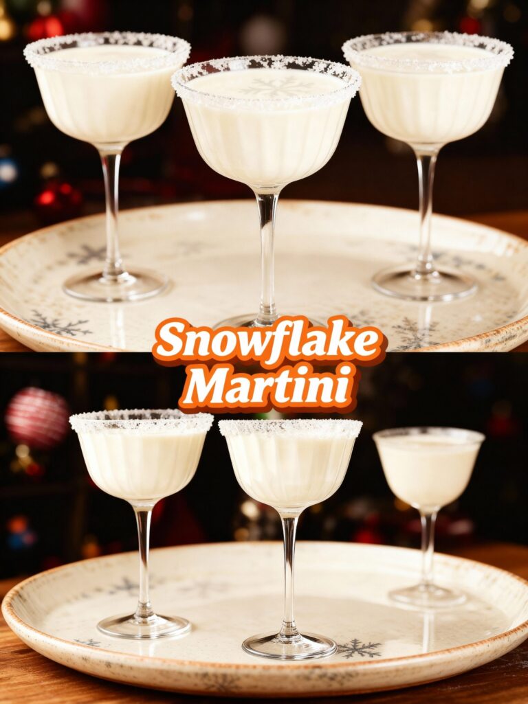 Snowflake Martini Recipe