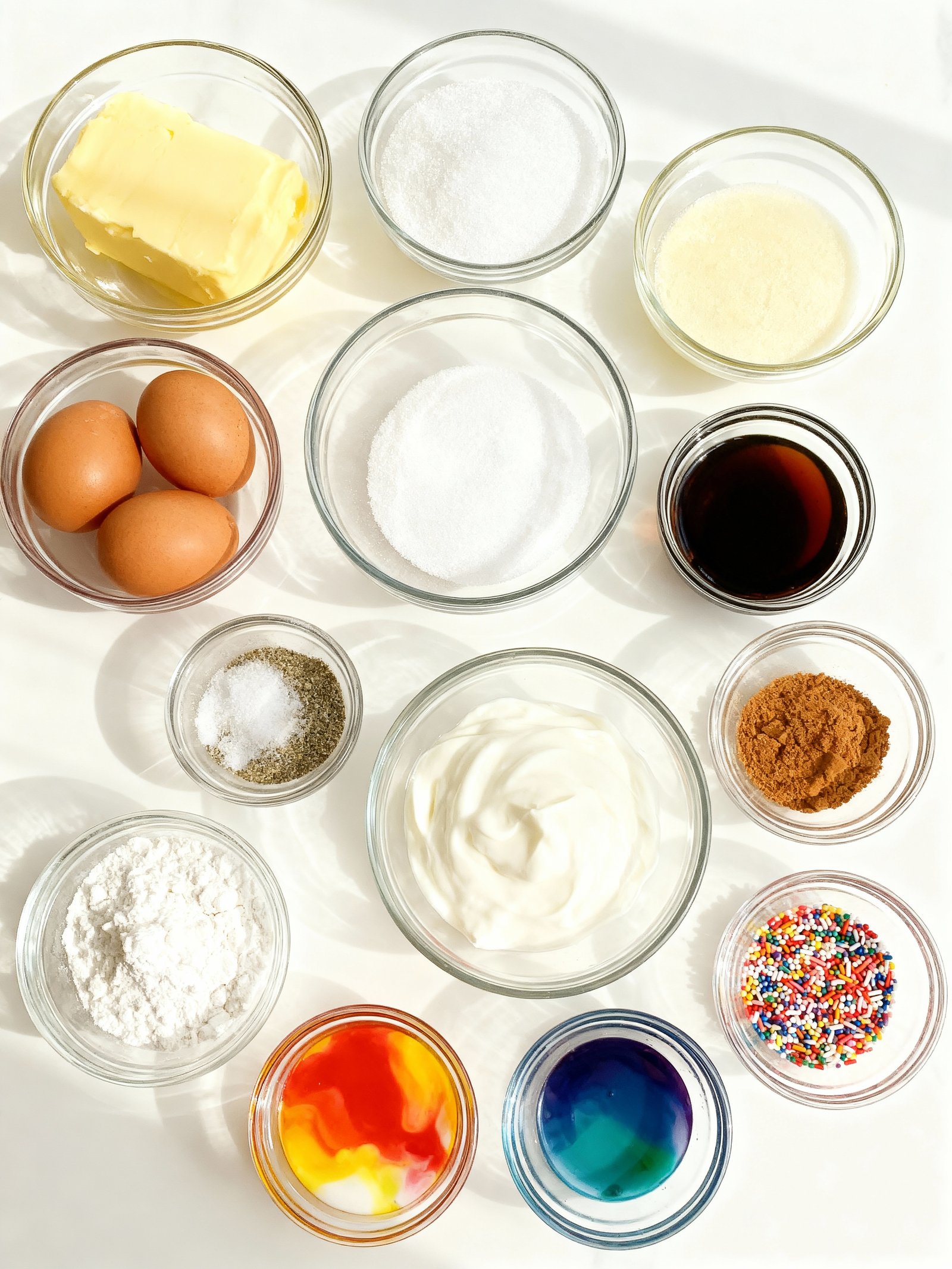 Soft Christmas Cookies ingredients