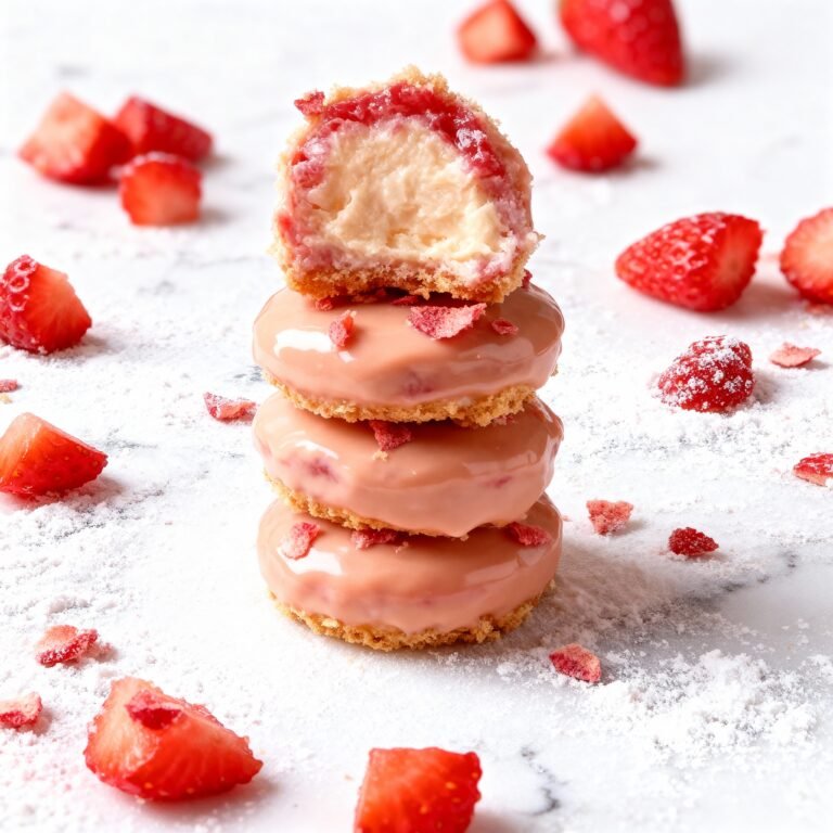 Strawberry Cheesecake Crunch Bites Recipe