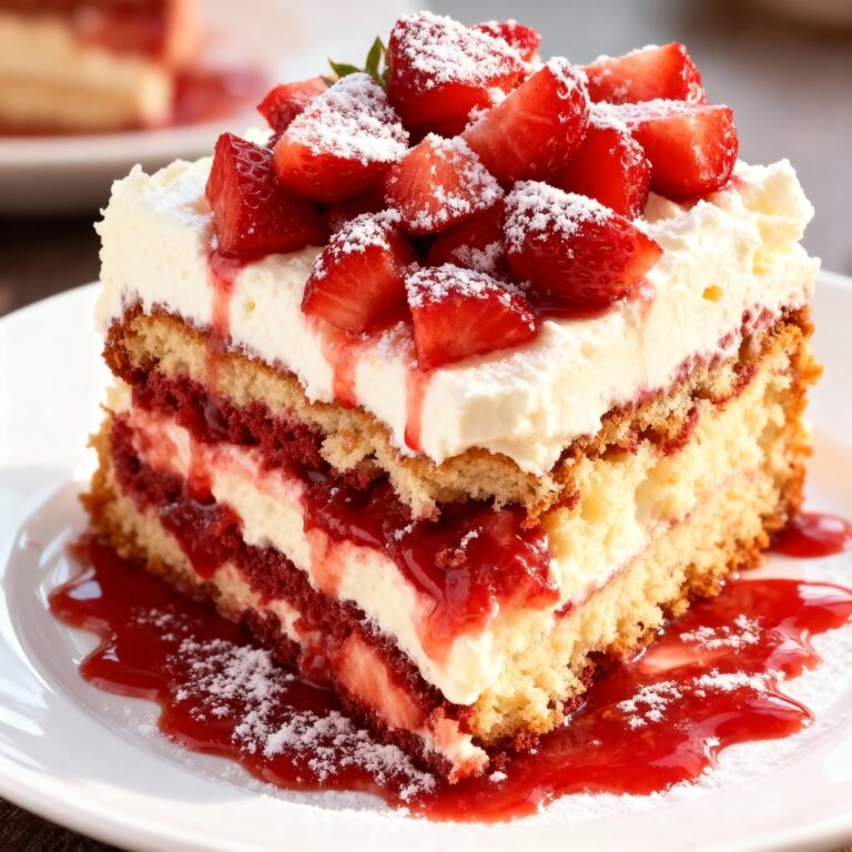 Strawberry Earthquake Cake Recipe