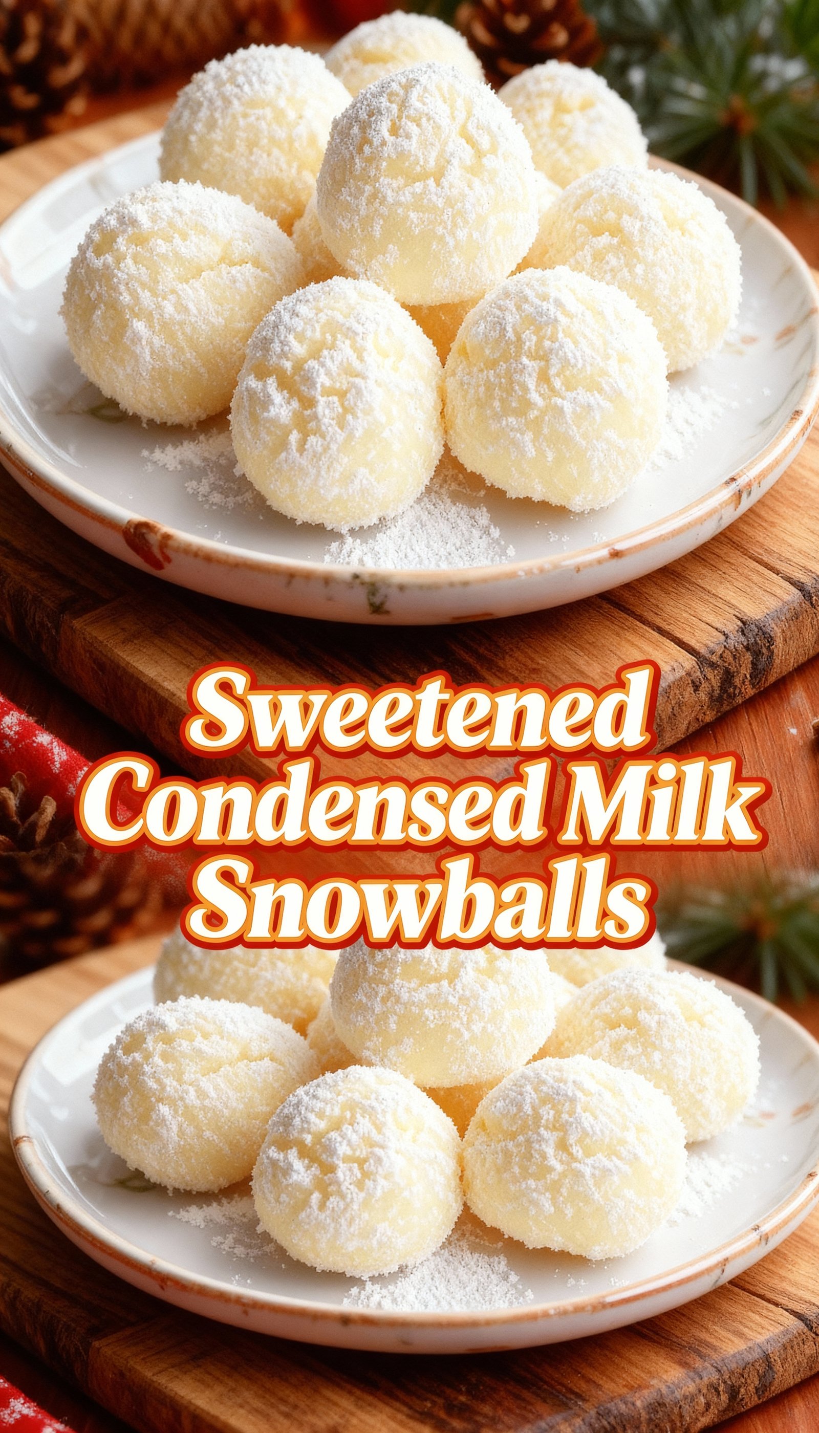 Sweetened Condensed Milk Snowballs finished
