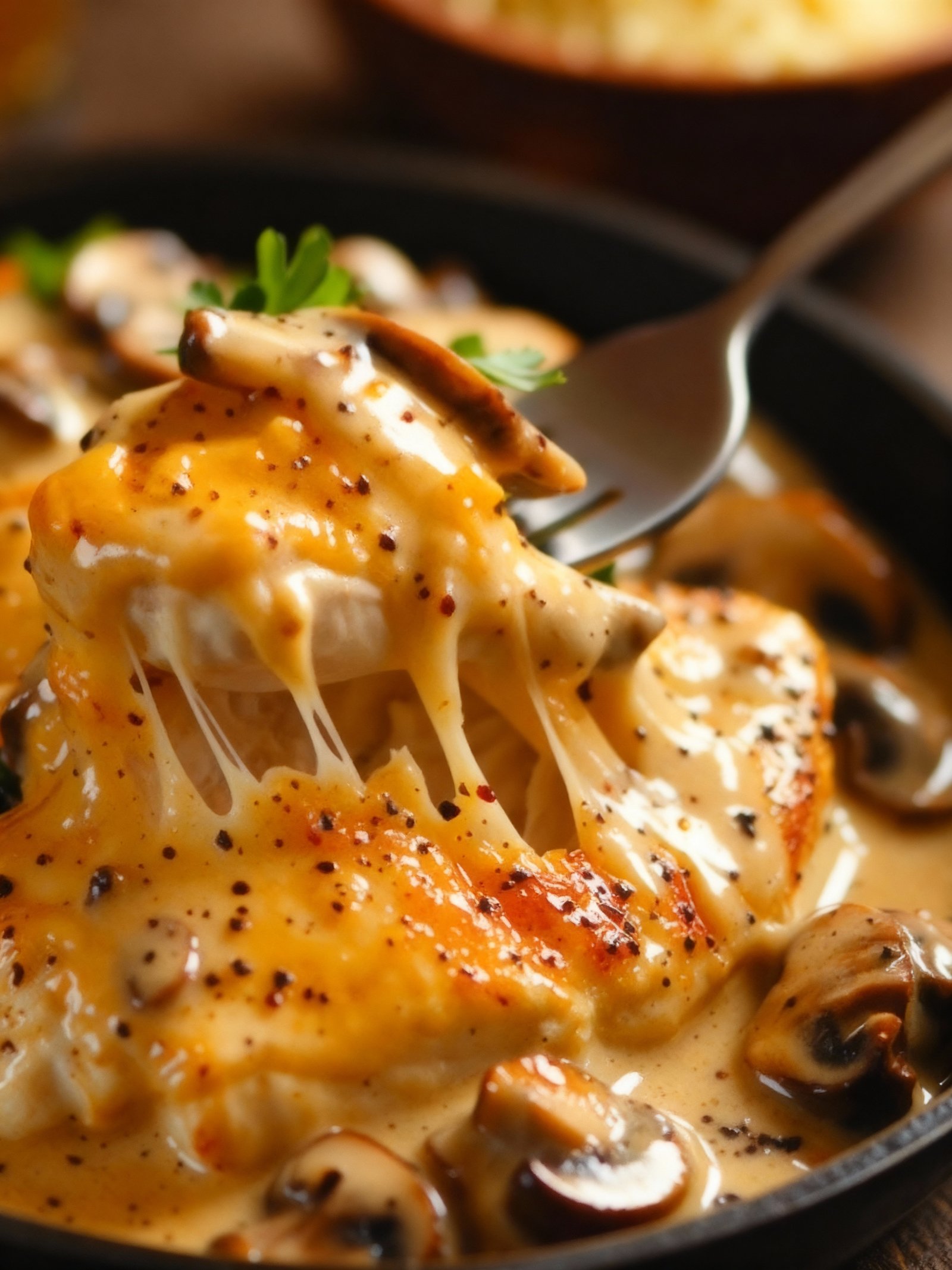 Texas Roadhouse Smothered Chicken finished