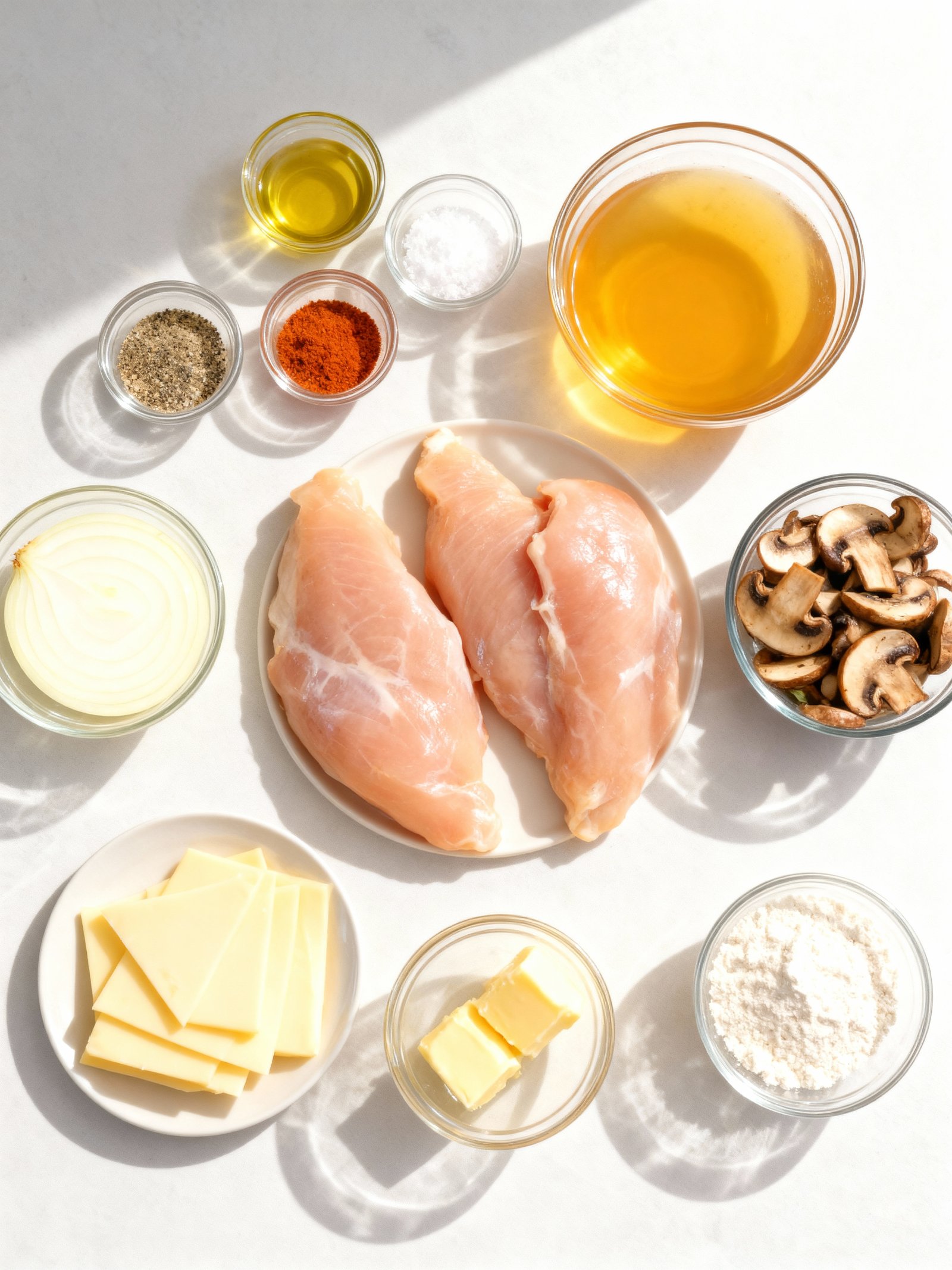 Texas Roadhouse Smothered Chicken ingredients