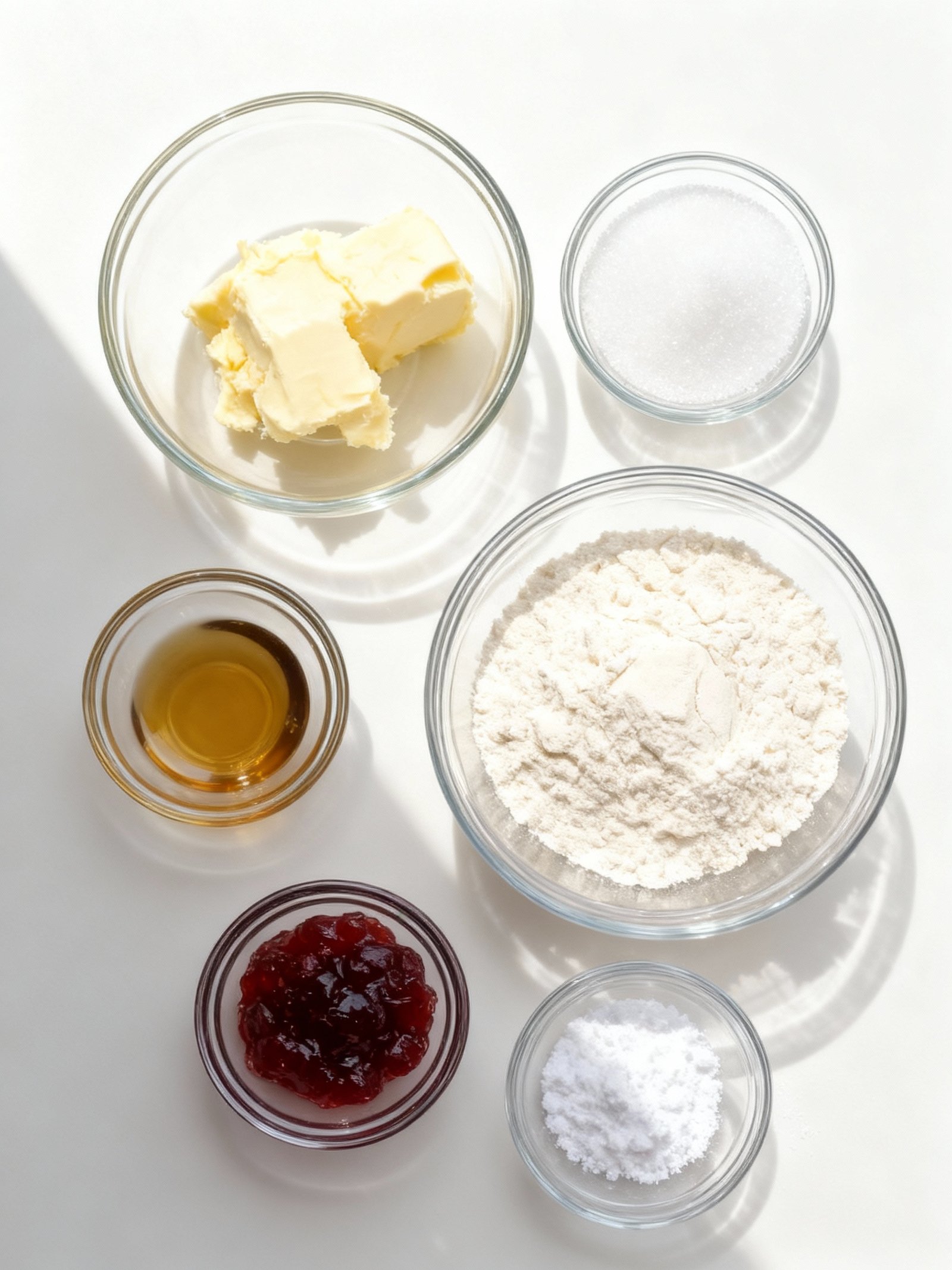 Thumbprint Cookies ingredients