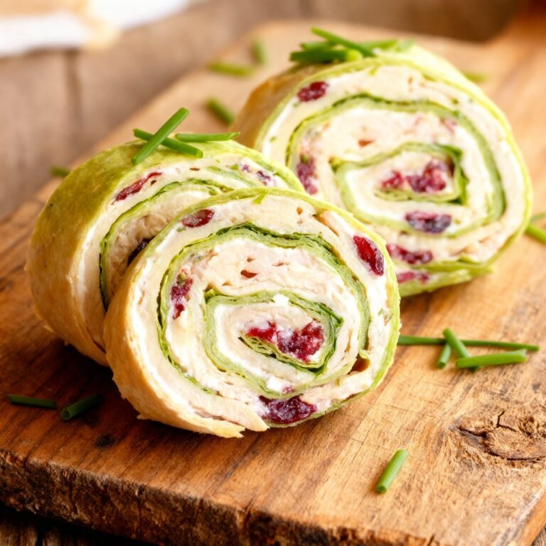Turkey Cranberry Pinwheels Recipe