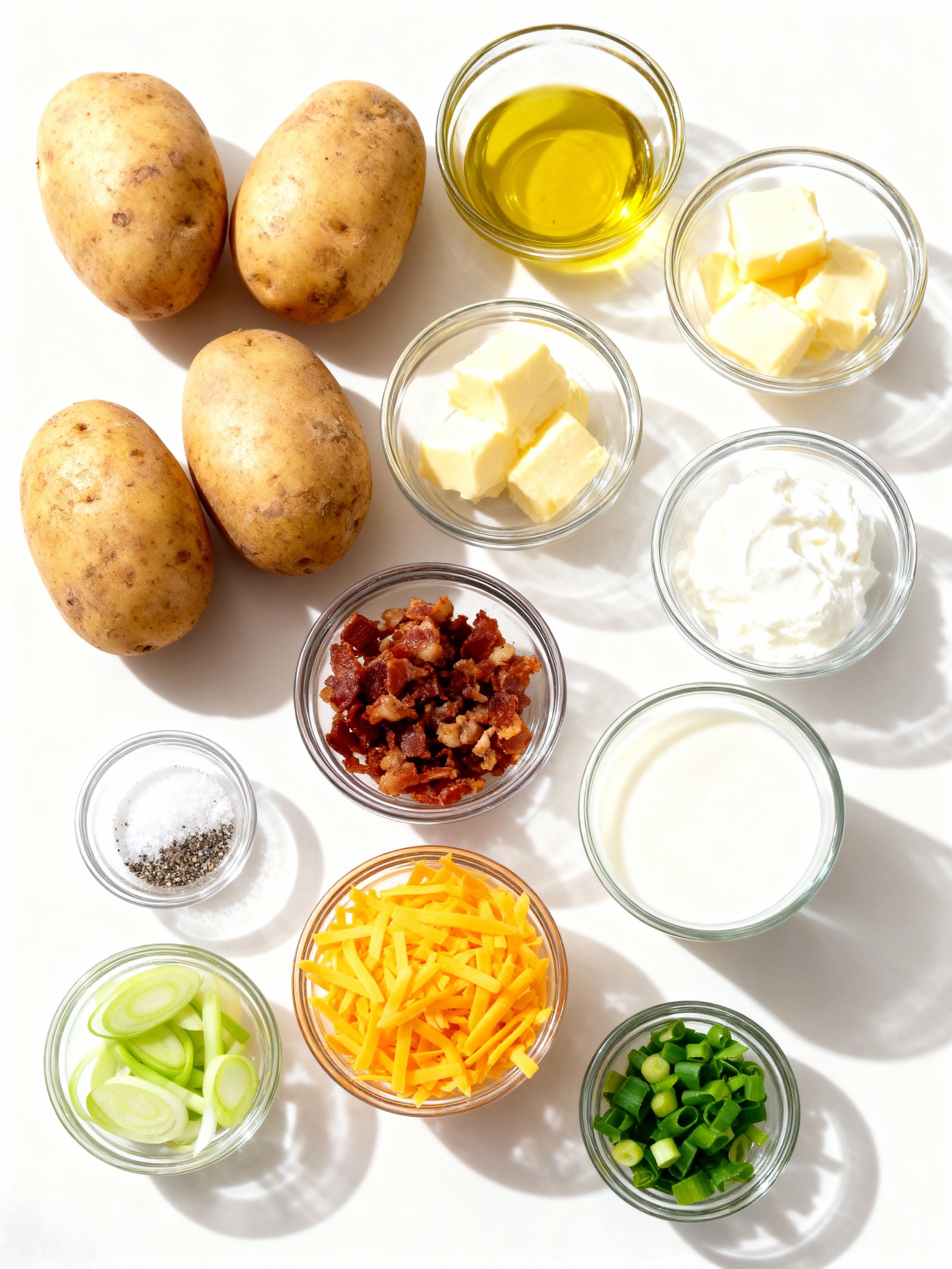 Twice Baked Potatoes ingredients