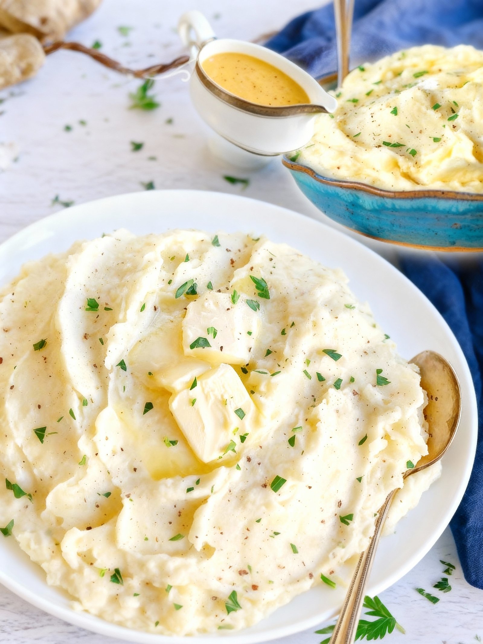 Ultimate Thanksgiving Mashed Potatoes finished