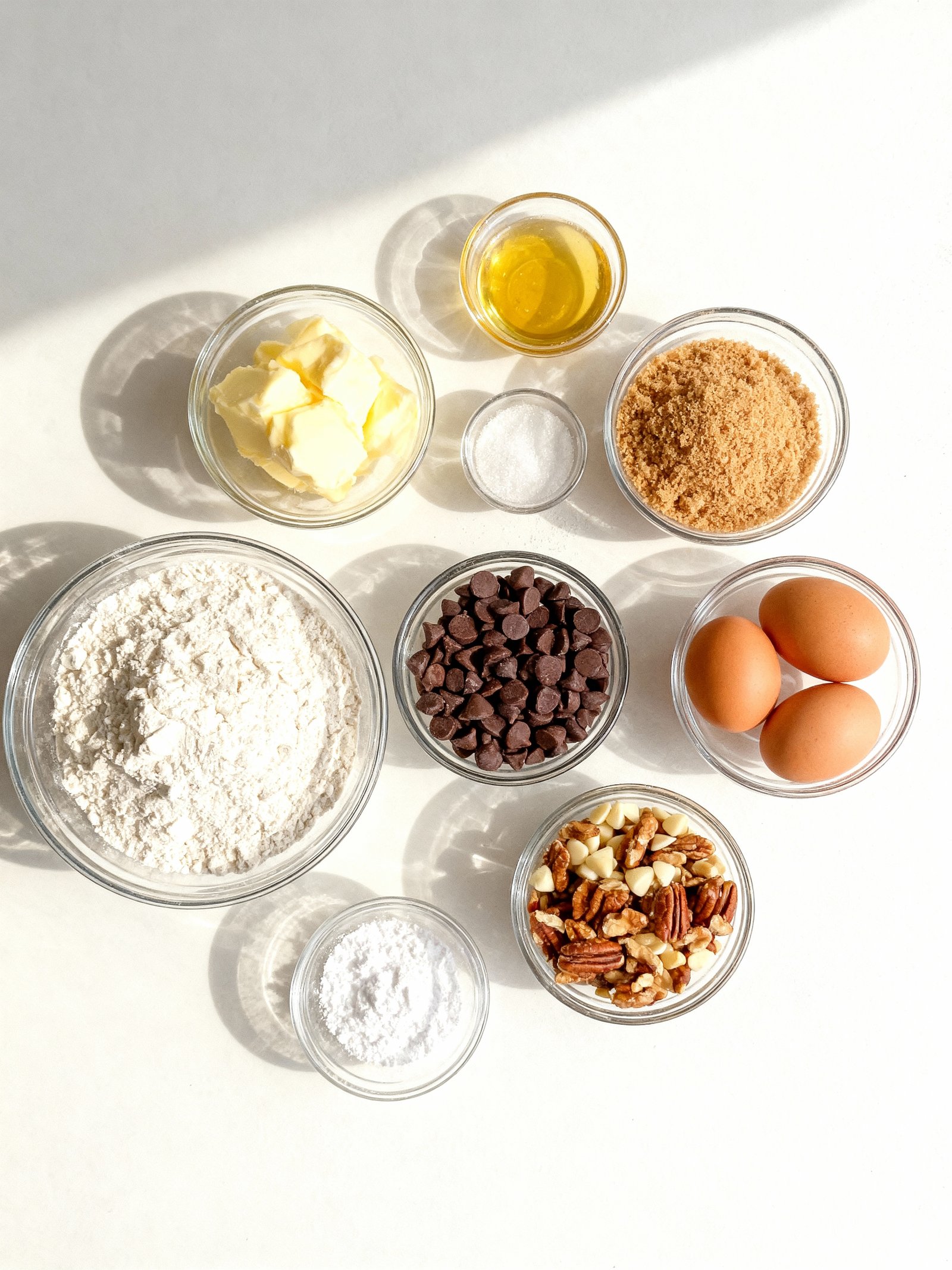 Winter Wonderland Chocolate Chip Cookies ingredients