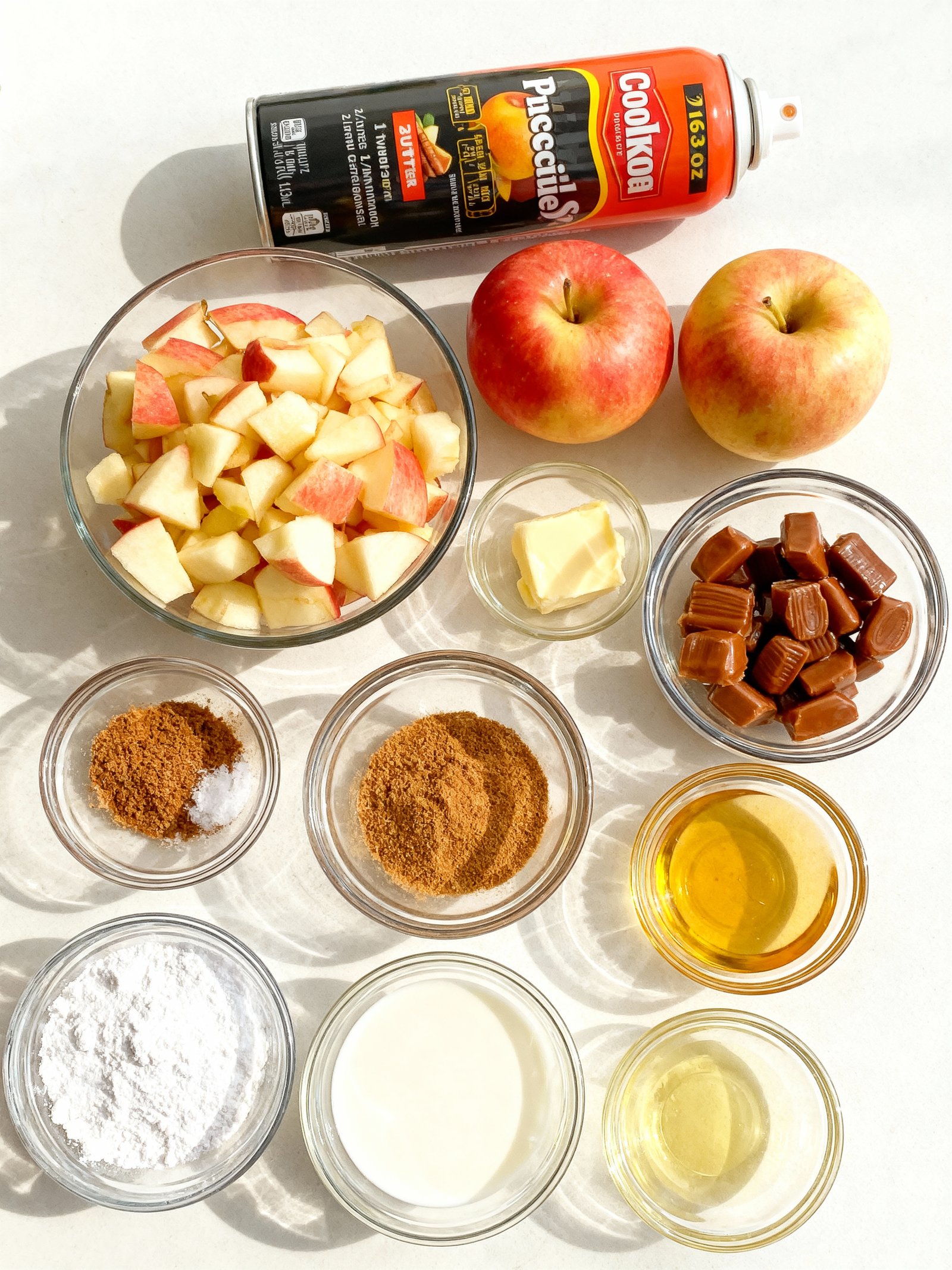 Apple Caramel Bombs ingredients