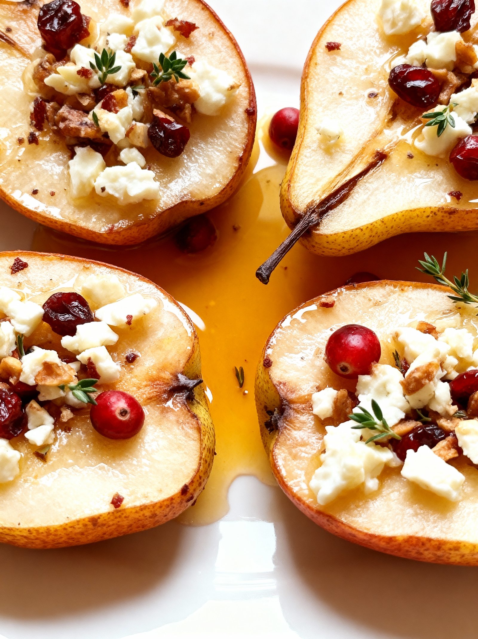 Baked Pears with Feta finished