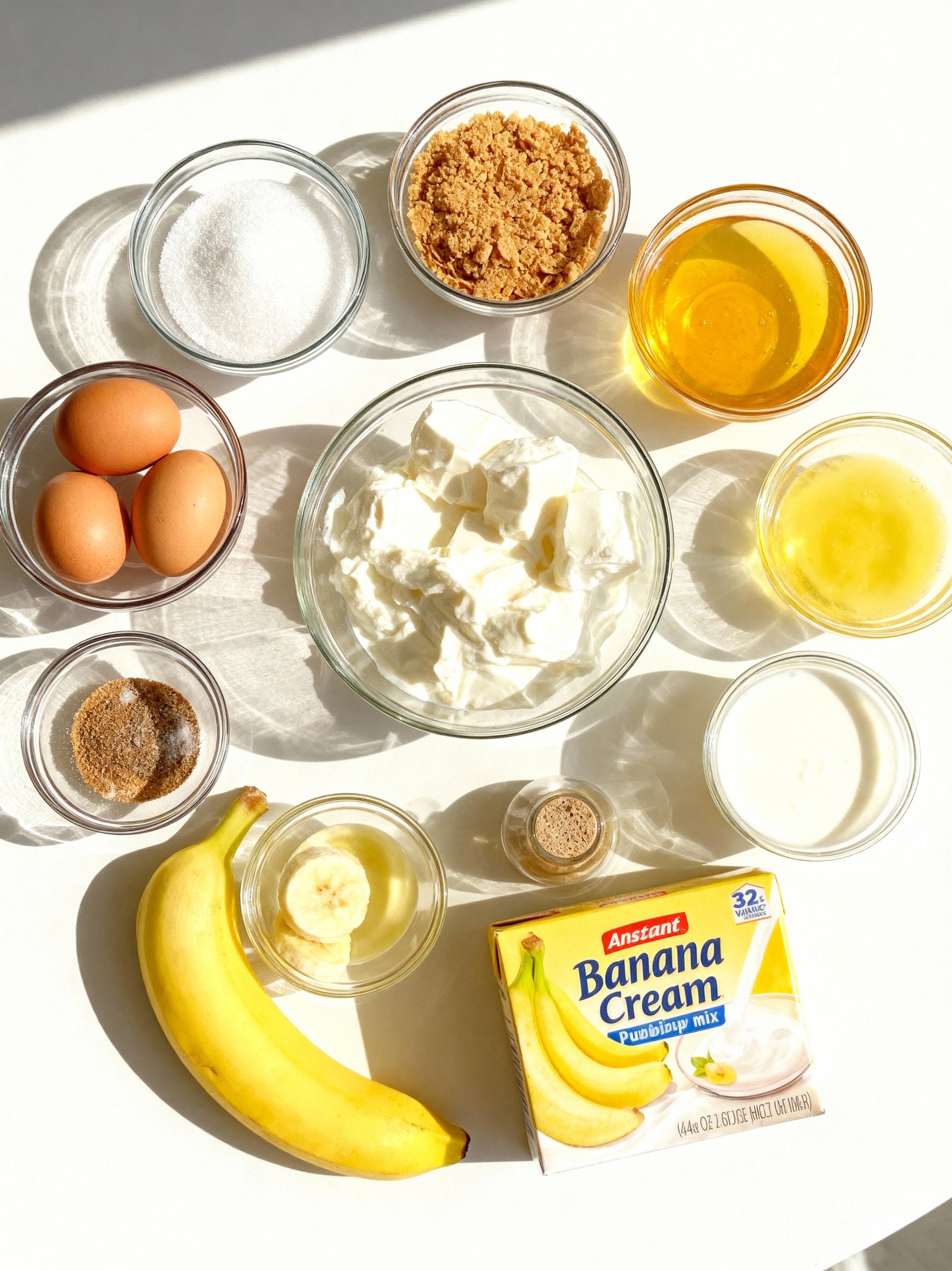 Banana Pudding Crunch Cheesecake ingredients