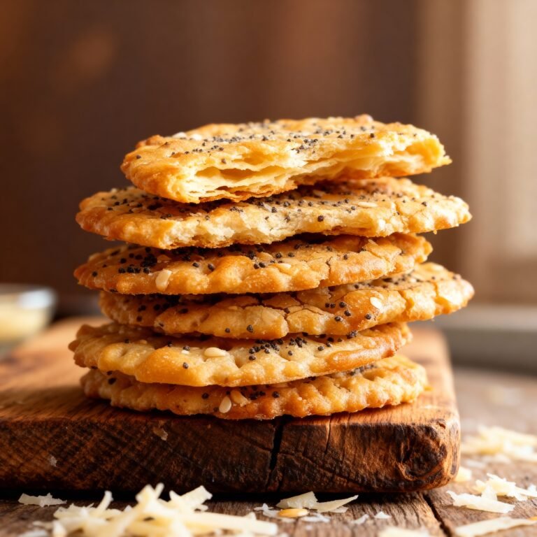 Black Pepper Asiago Crackers Recipe
