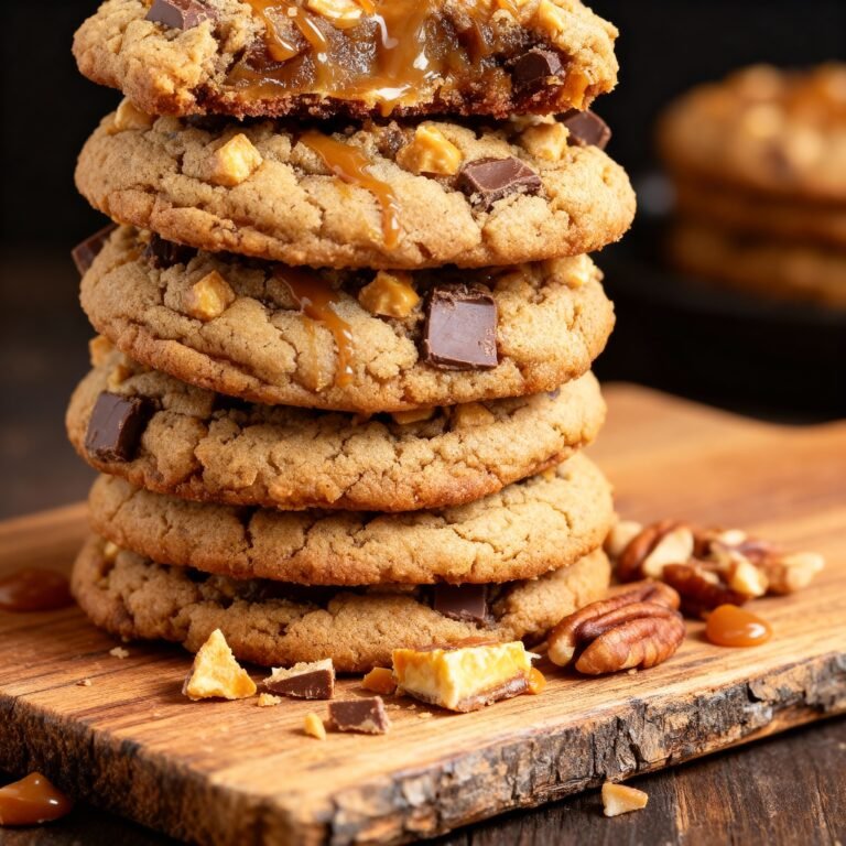Butterfinger Caramel Crunch Cookies Recipe