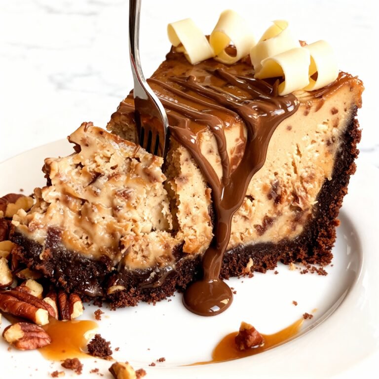 Caramel Pecan Chocolate Cheesecake Recipe
