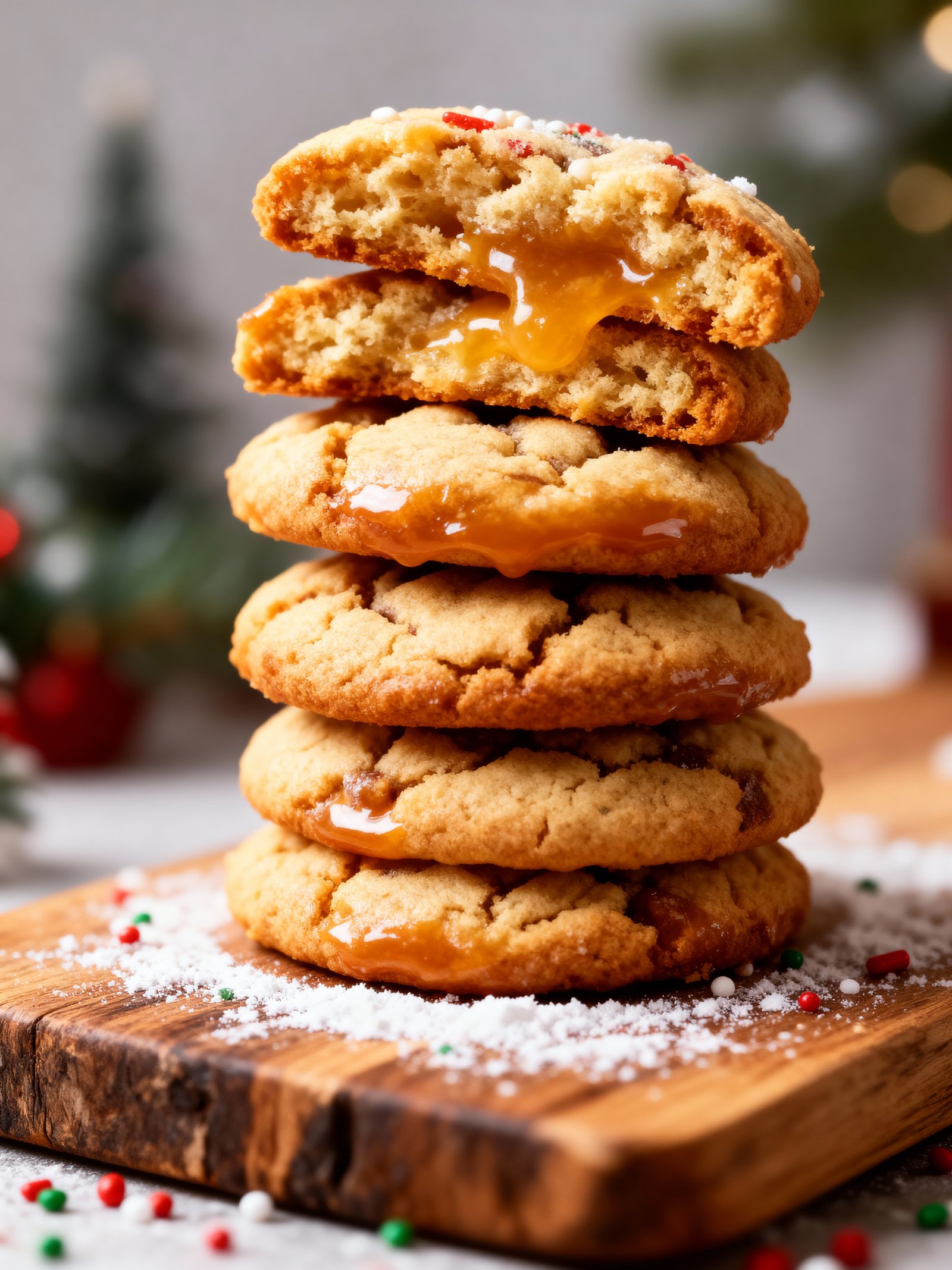 Christmas Gooey Butter Cookies finished