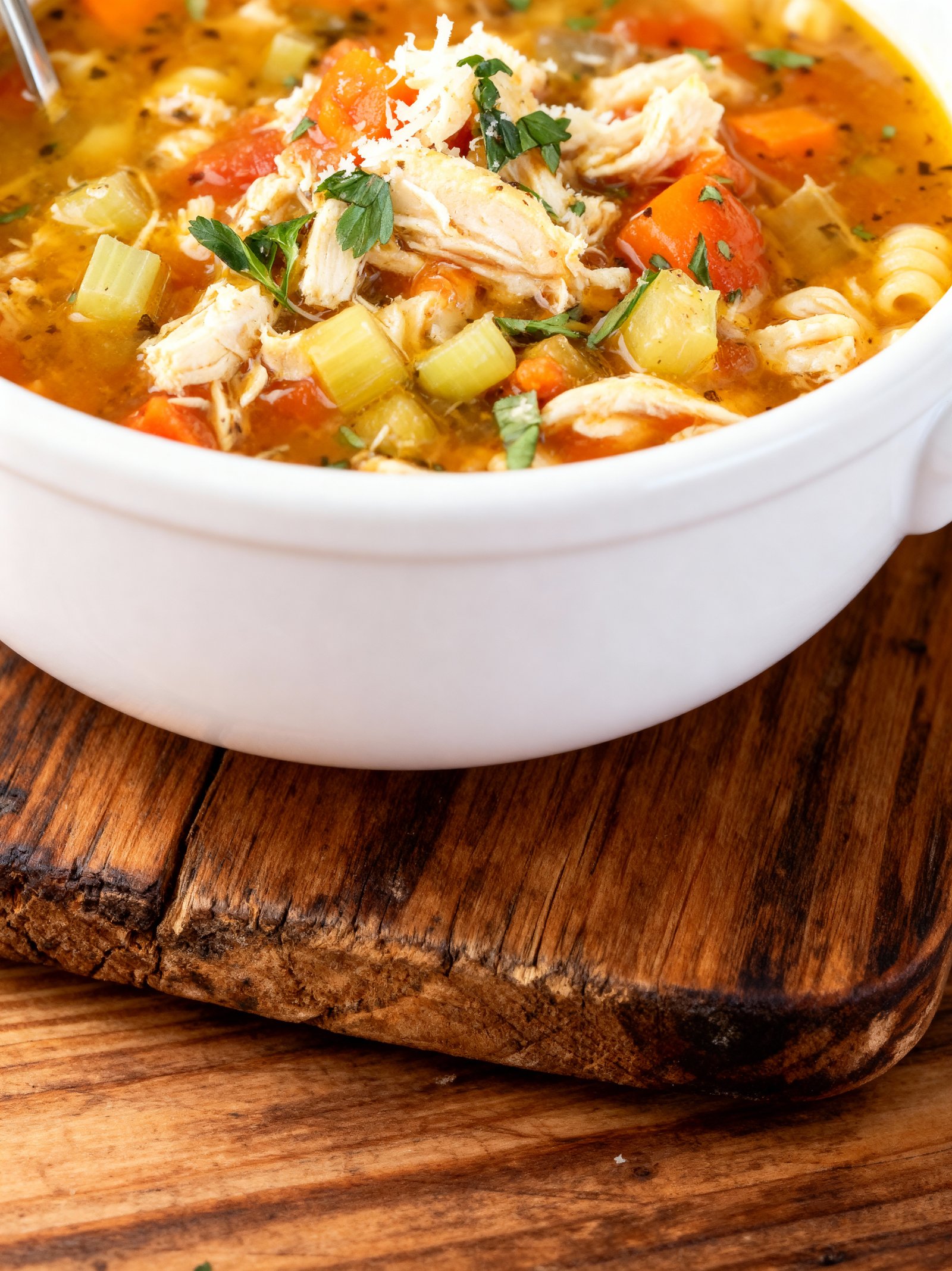 Copycat Carrabbas Spicy Chicken Soup finished