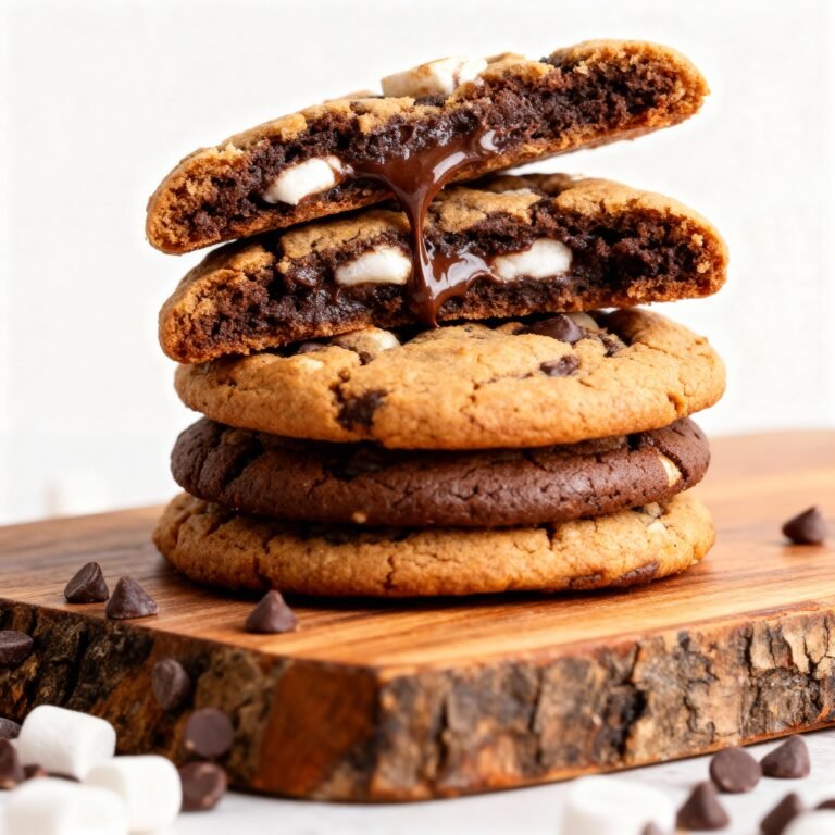 Double Chocolate Marshmallow Cookies Recipe