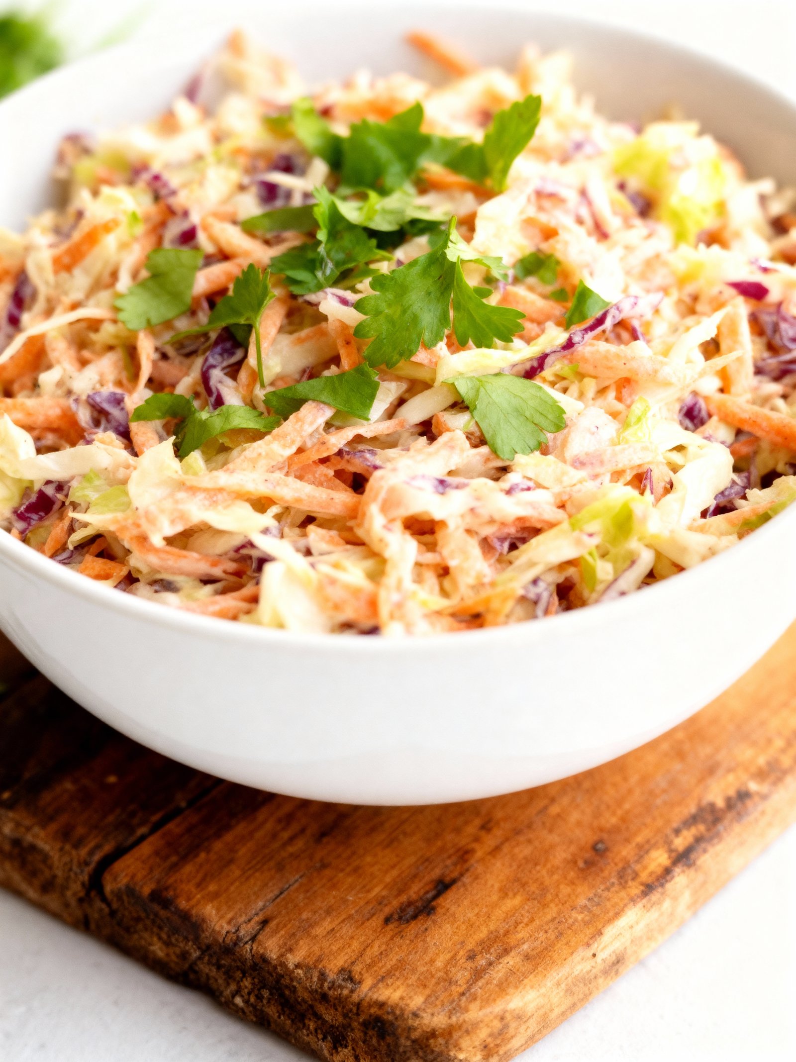 Easy Coleslaw Recipe finished