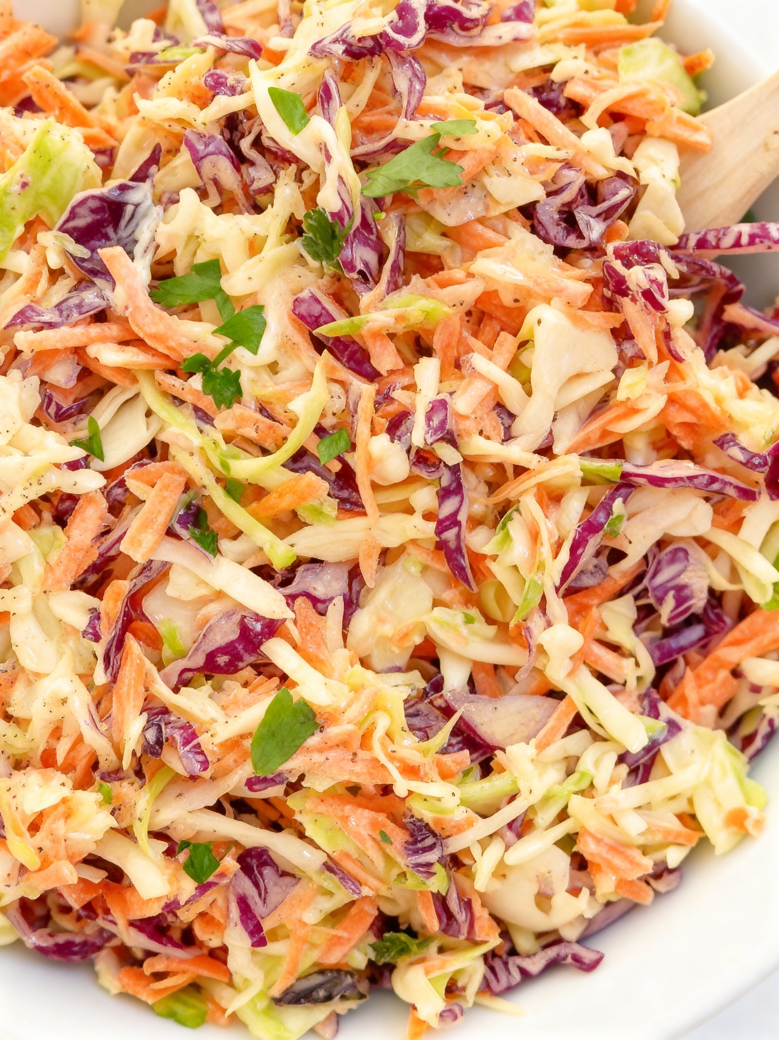 Easy Coleslaw Recipe finished