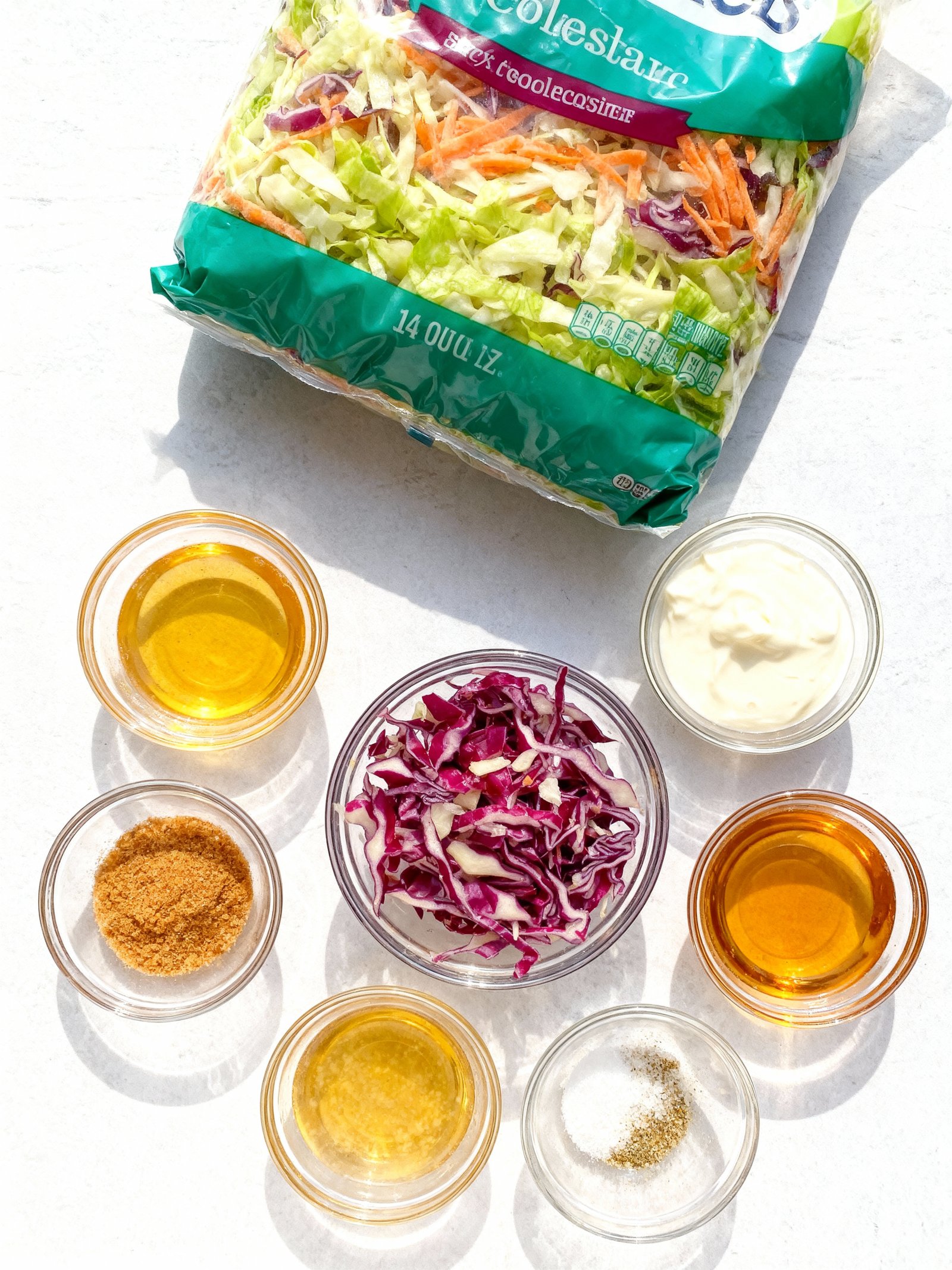 Easy Coleslaw Recipe ingredients