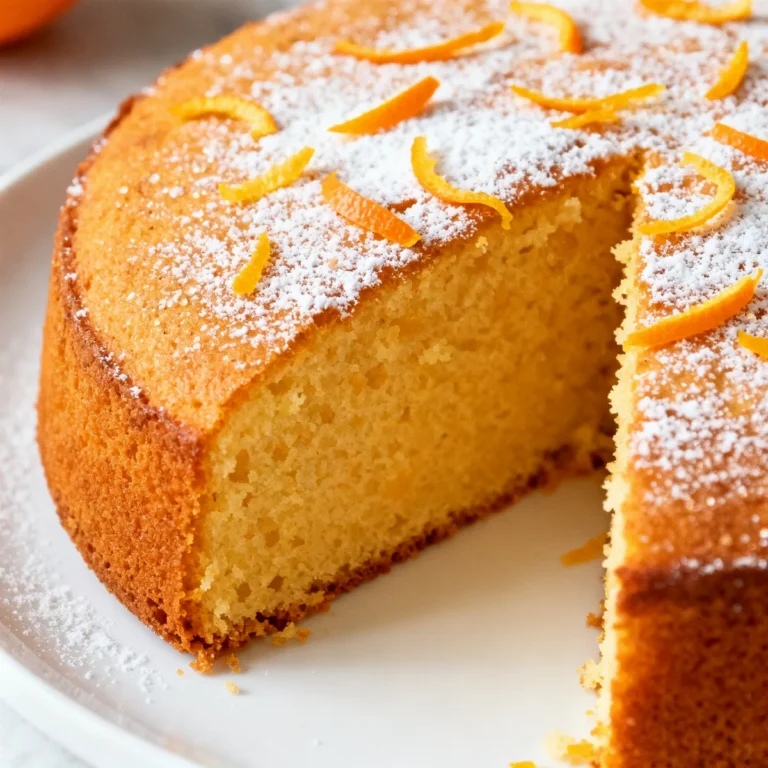 The Famous Orange Cake That Melts In Your Mouth Recipe