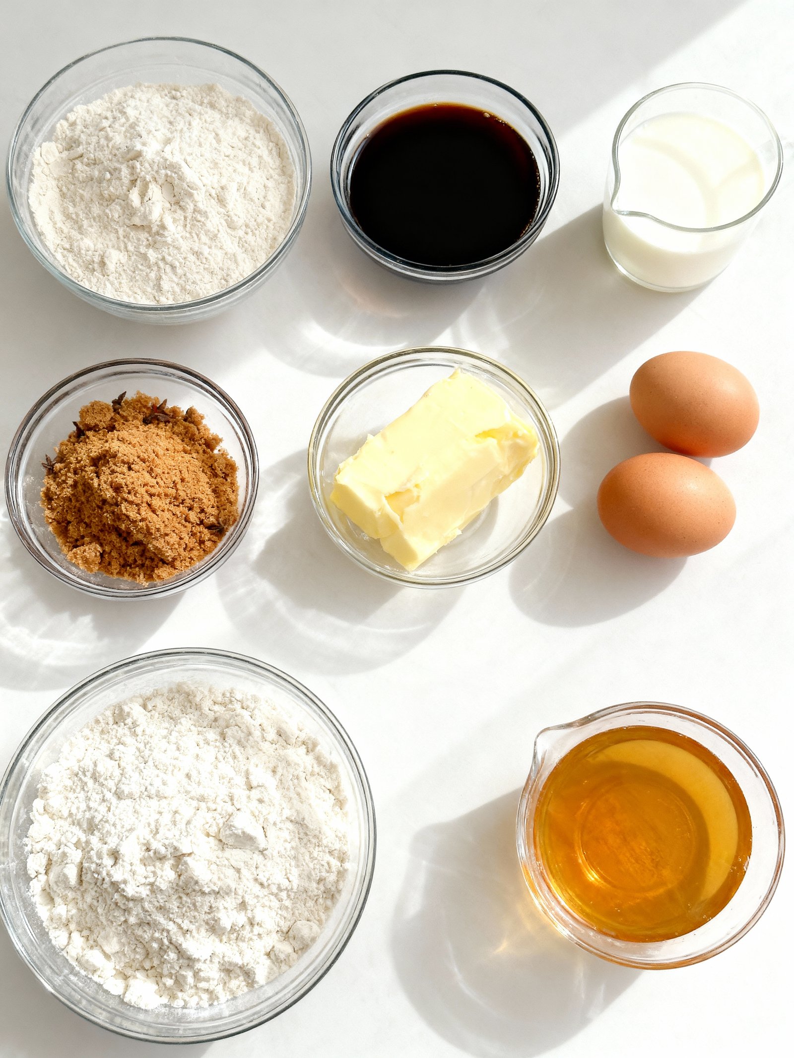 Gingerbread Loaf ingredients