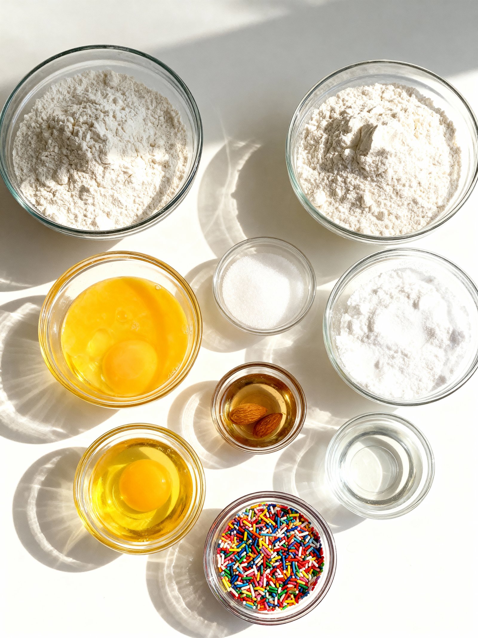 Italian Christmas Cookies ingredients