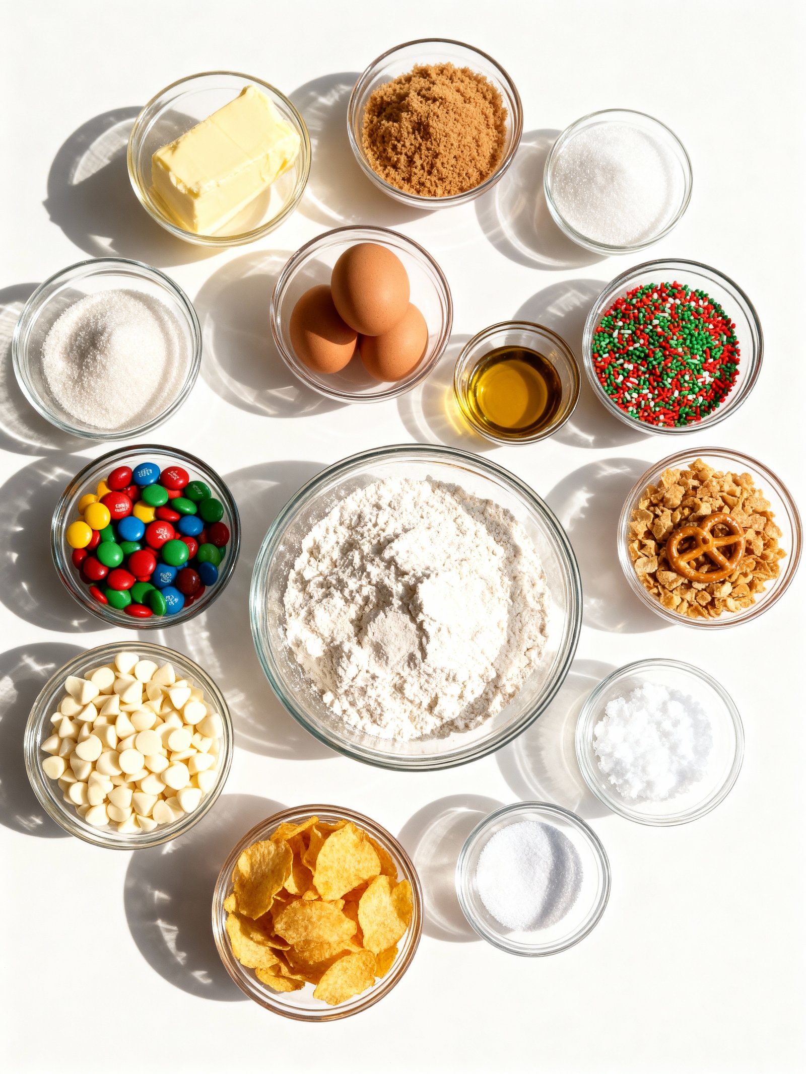 Kitchen Sink Christmas Cookies ingredients