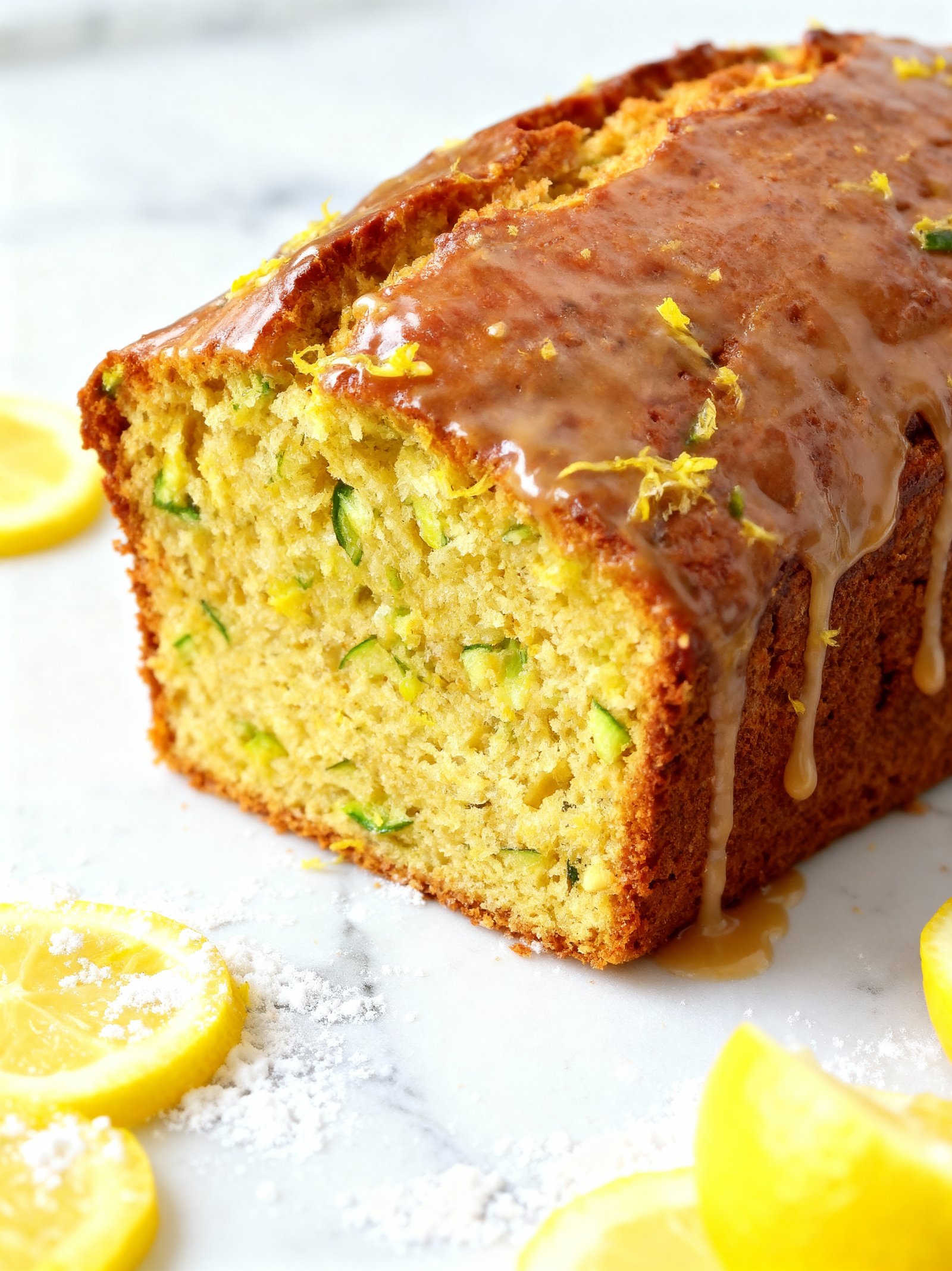 Lemon Zucchini Heaven Bread finished