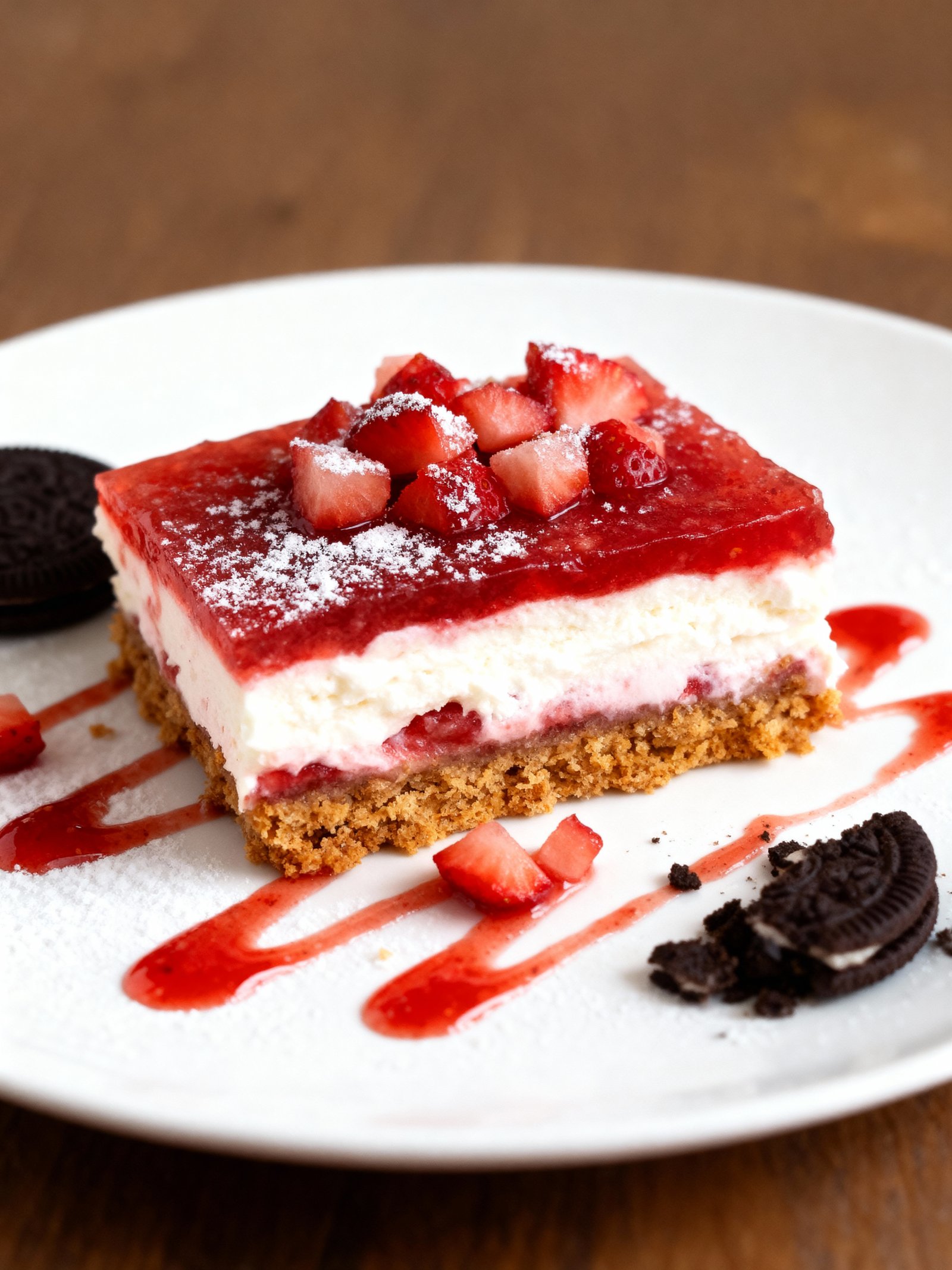 Strawberry Crunch Bars finished