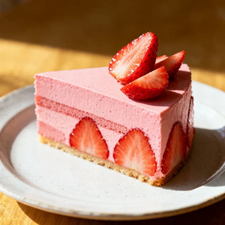 Strawberry Mousse Cake Recipe