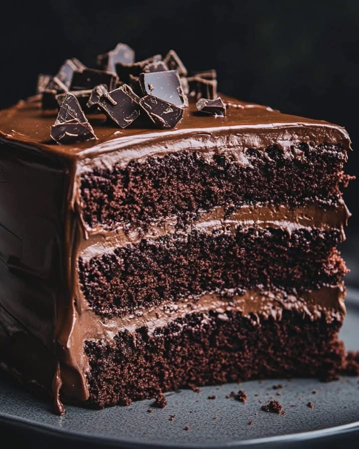 Super Moist Chocolate Cake with Chocolate Ganache Recipe ingredients