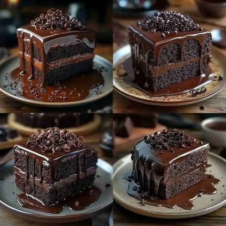 Super Moist Chocolate Cake with Perfect Chocolate Ganache ingredients