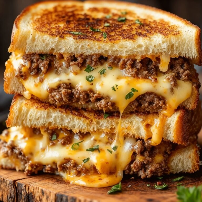 Ultimate Cheesy Ground Beef Melt Recipe