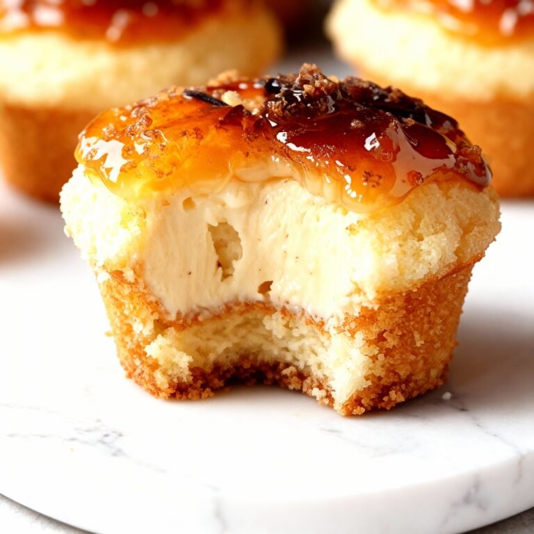 Vanilla Bean Creme Brulee Cheesecake Cupcakes Recipe