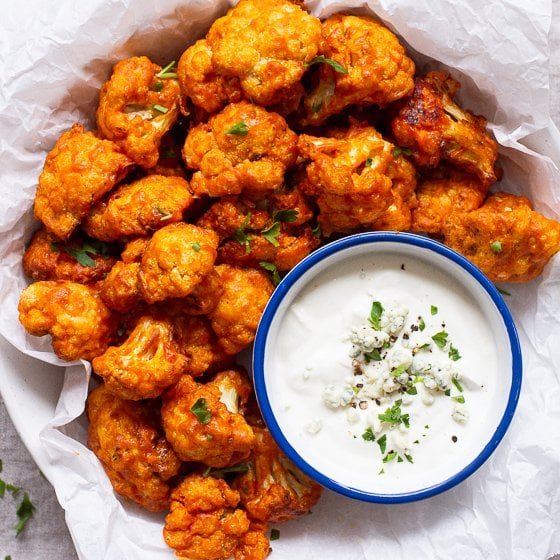 Air Fryer Buffalo Cauliflower Recipe