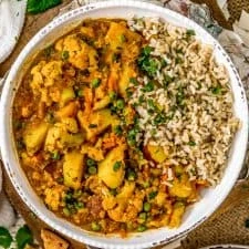 Cauliflower Potato Curry - Monkey and Me Kitchen Adventures finished