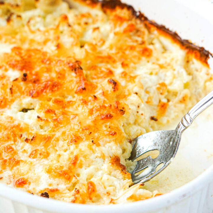 Cauliflower Au Gratin Recipe (Keto Casserole) Easy