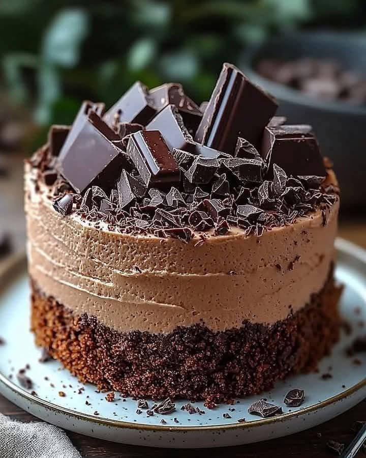 Easy Chocolate Mousse Cake Recipe