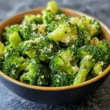 Copycat Longhorn Garlic Parmesan Broccoli finished