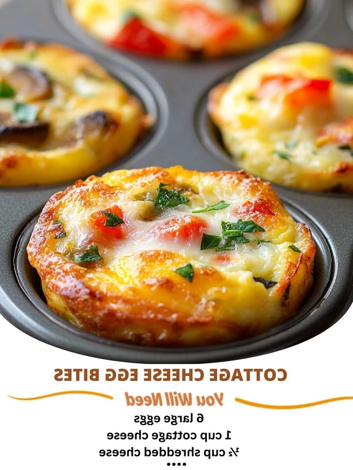 Recipe Title: Cottage Cheese Egg Bites finished