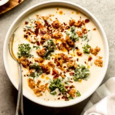 Cauliflower Sausage Kale Soup Recipe