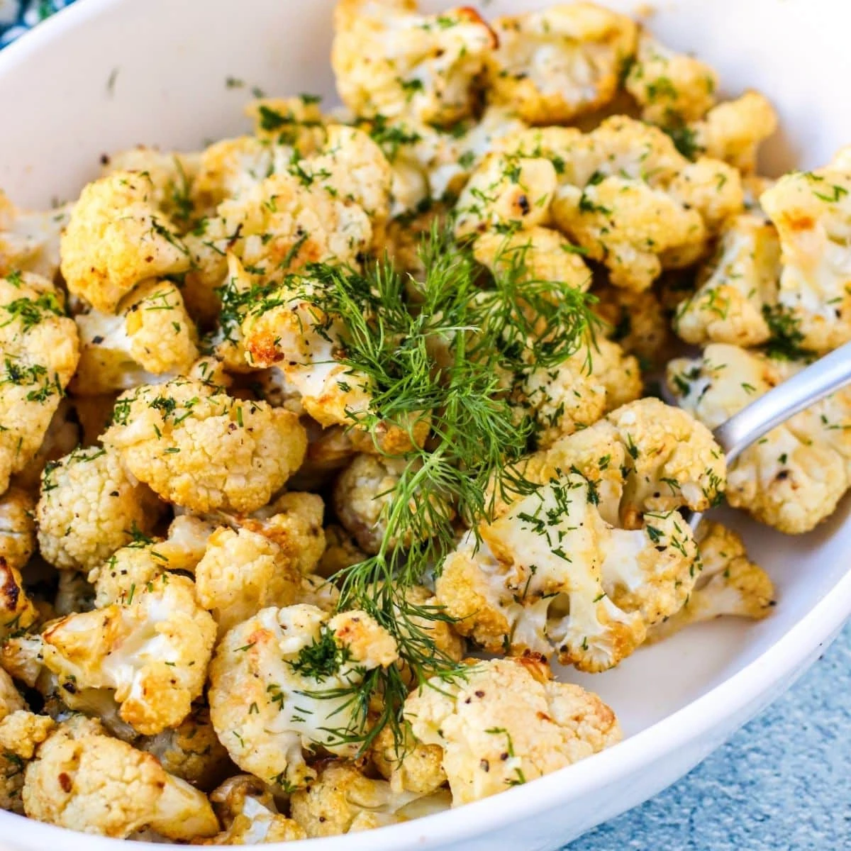 Dijon Mustard Roasted Cauliflower finished