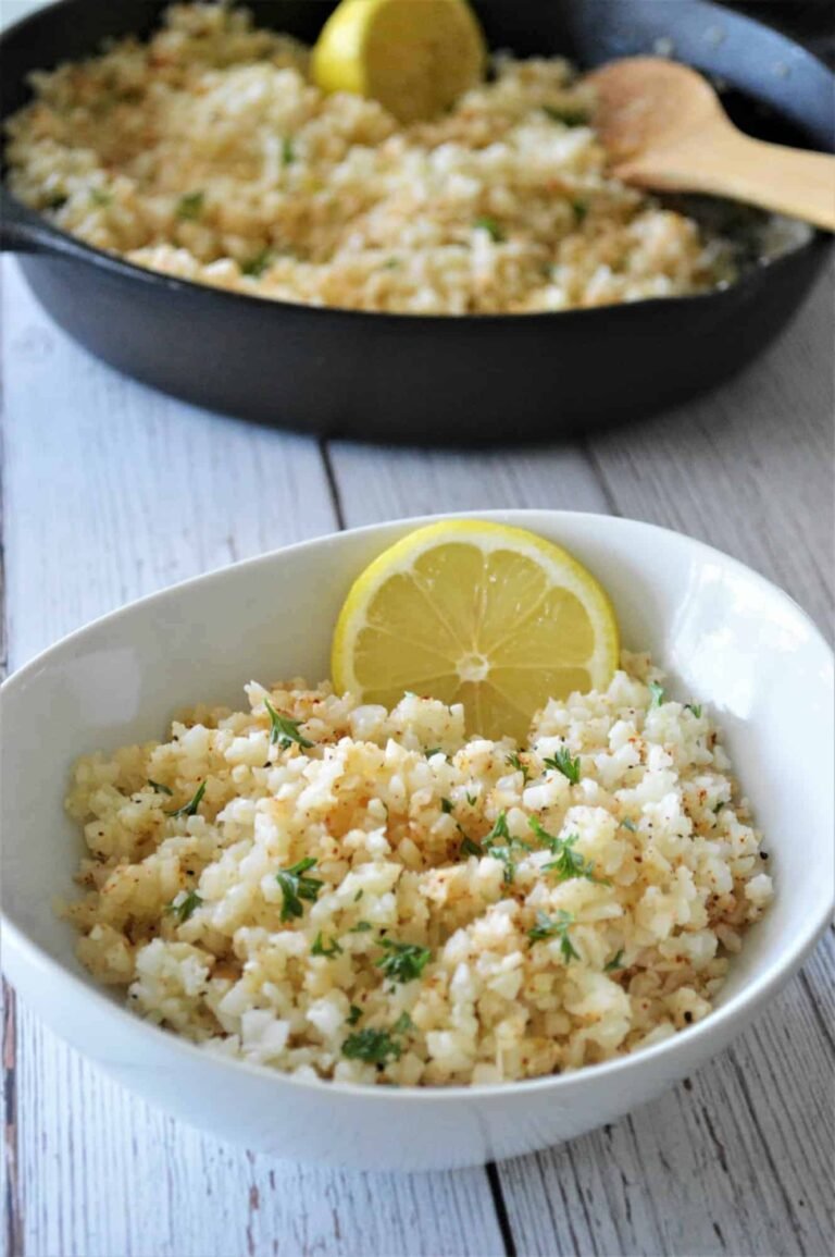 Garlic Butter Cauliflower Rice Recipe