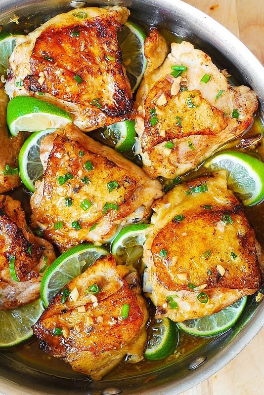 Honey Lime Chicken Thighs Recipe