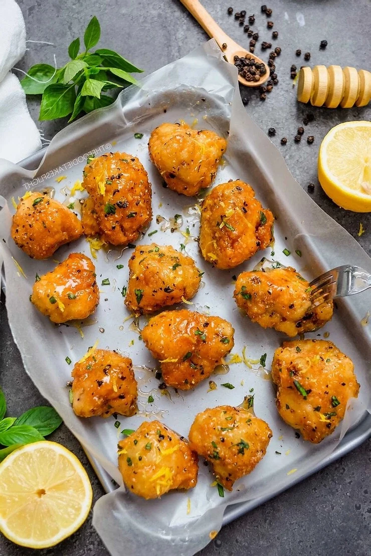 Lemon Pepper Glazed Cauliflower finished