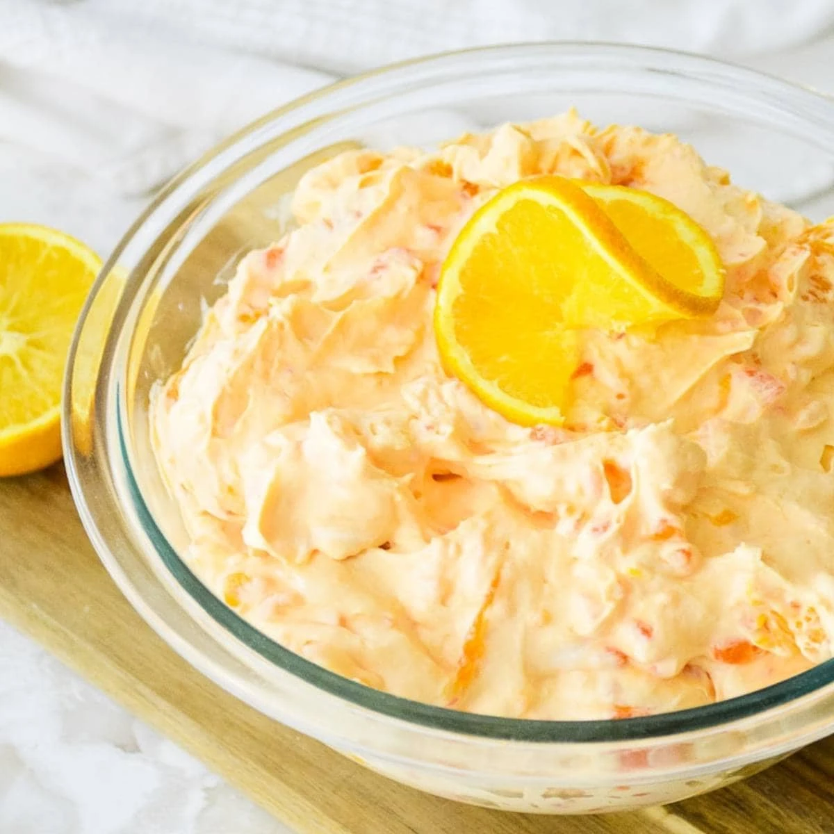 Mandarin Orange Jello Salad finished