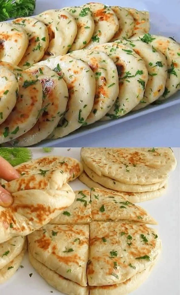 Naan Bread Easy Recipe finished