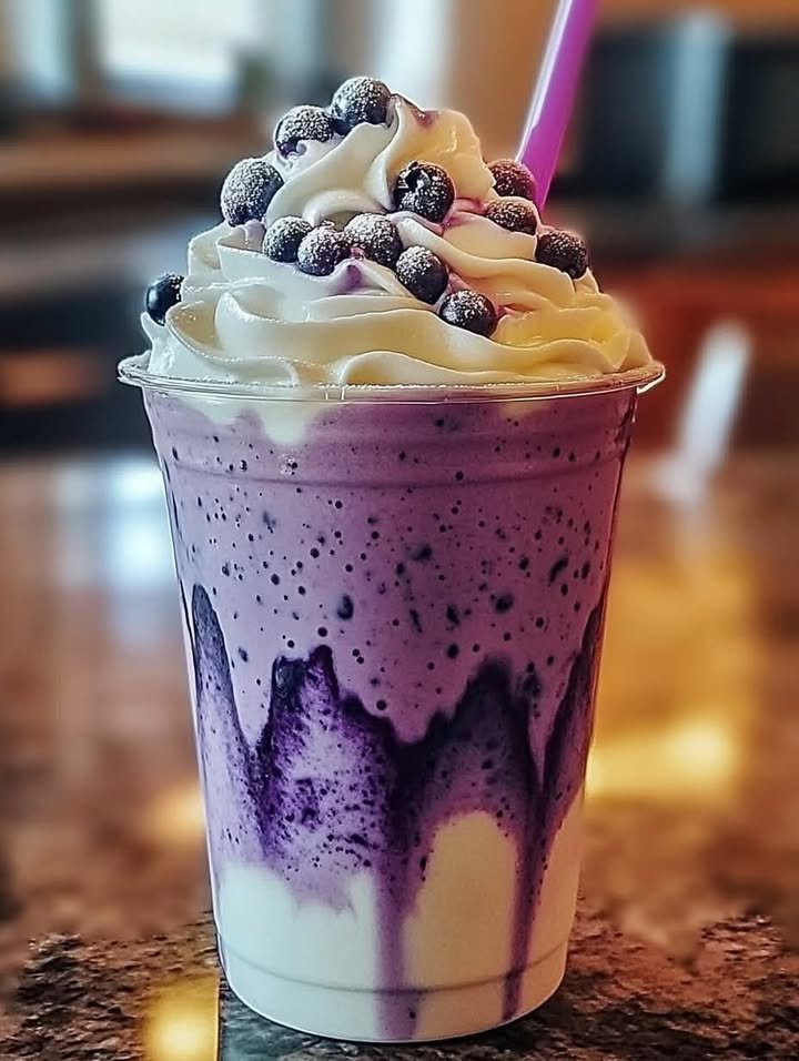 Refreshing Pineapple Blueberry Frappuccino Recipe